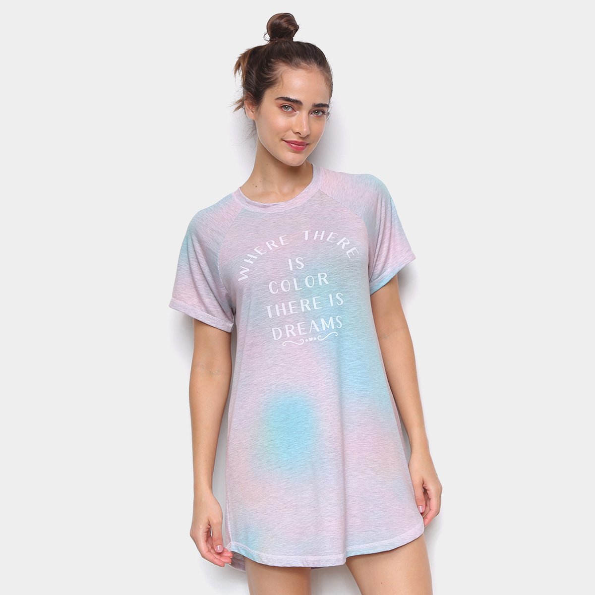 Camisola Cor Com Amor Manga Curta Dreams
