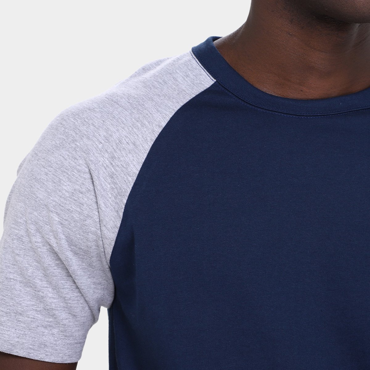Kit Camiseta Básicos Raglan  2 Peças Masculina - Tam: P - 2