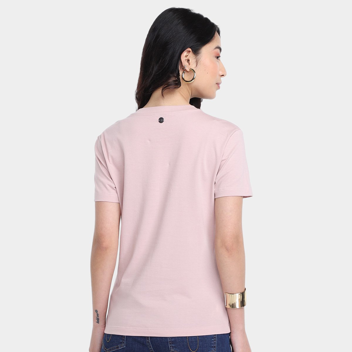 Blusa Calvin Klein Embossed Bordado Feminina - Tam: M - 1