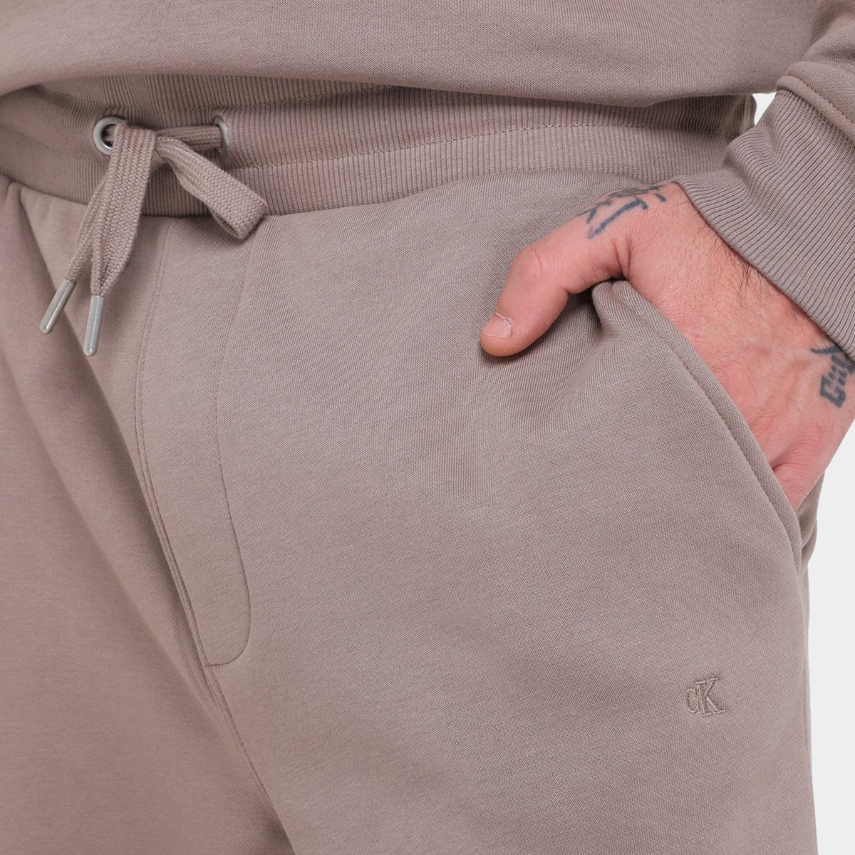 Calça Moletom Calvin Klein Bordado Masculina - Tam: P - 2