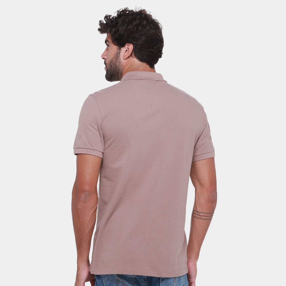 Camisa Polo Calvin Klein Básica Sem Friso Masculina - Tam: M - 1