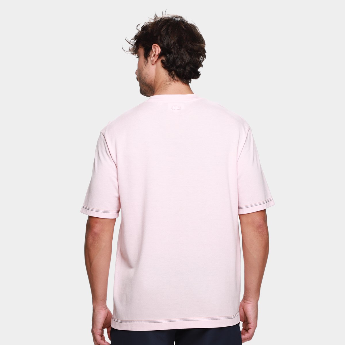 Camiseta Lacoste Casual Masculina - Tam: P - 1