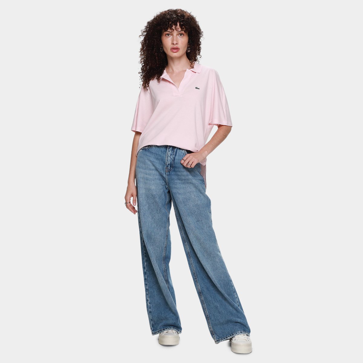 Camisa Polo Lacoste Casual Feminina - Tam: P - 3