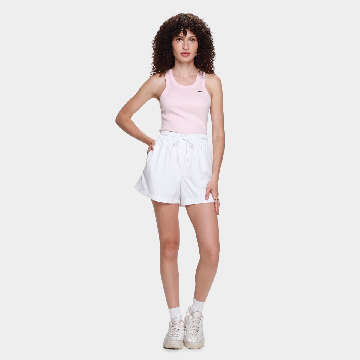 Camiseta Lacoste Casual Feminina - Tam: GG - 3