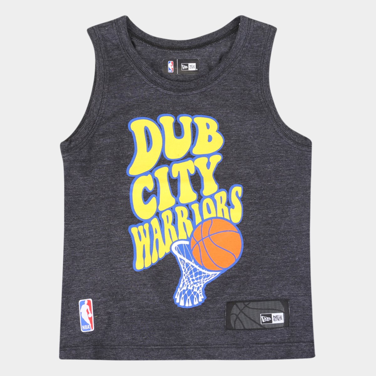 Regata Juvenil NBA Golden State Warriors New Era Masculina