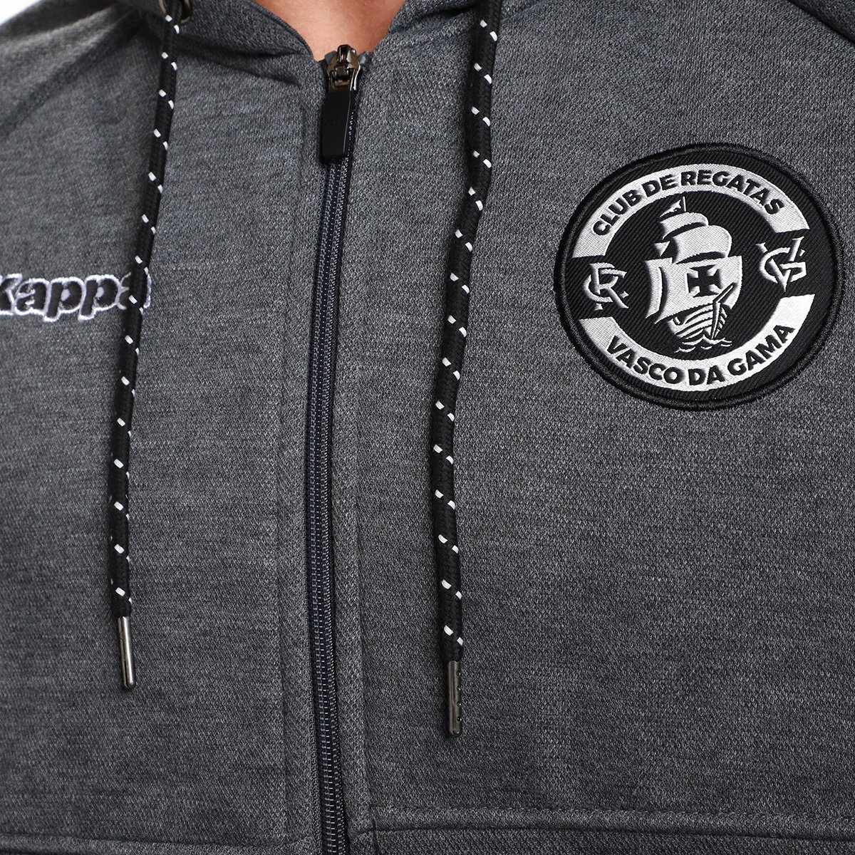 Jaqueta Vasco Kappa Moletom Masculina - Tam: GG - 2
