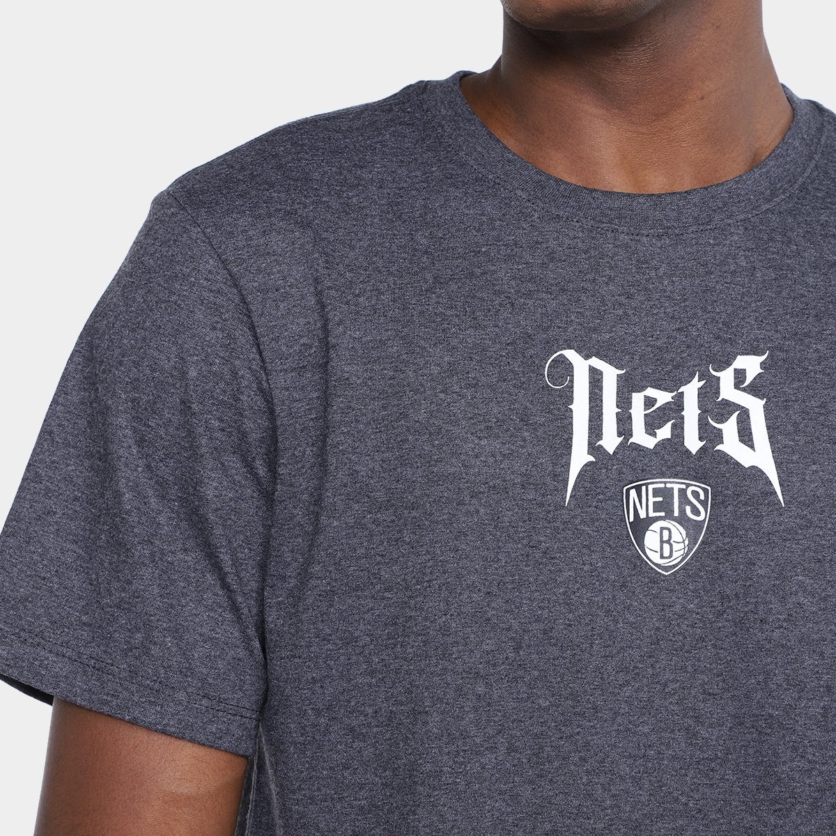 Camiseta NBA Brooklyn Nets Paisley Masculina - Tam: G - 2