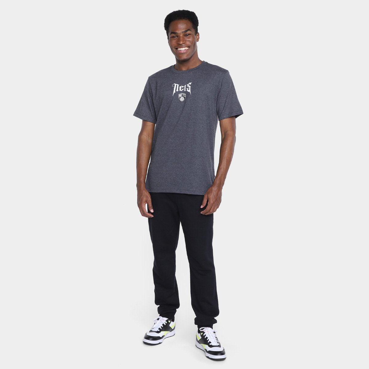 Camiseta NBA Brooklyn Nets Paisley Masculina - Tam: G - 3