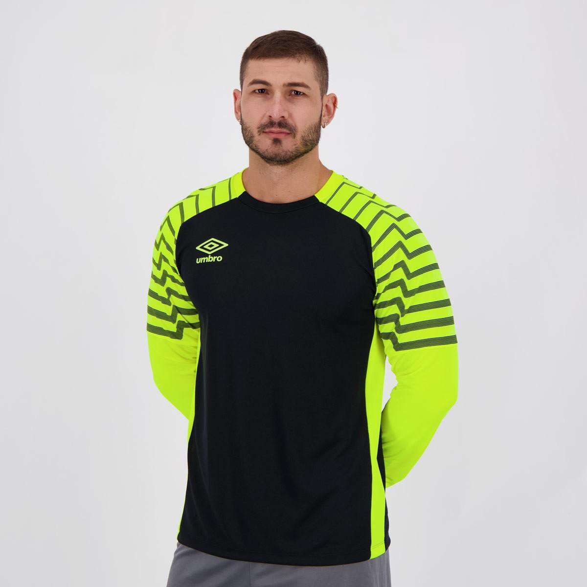 Camisa de Goleiro Umbro Octos Manga Longa Masculina - Tam: EGG - 1