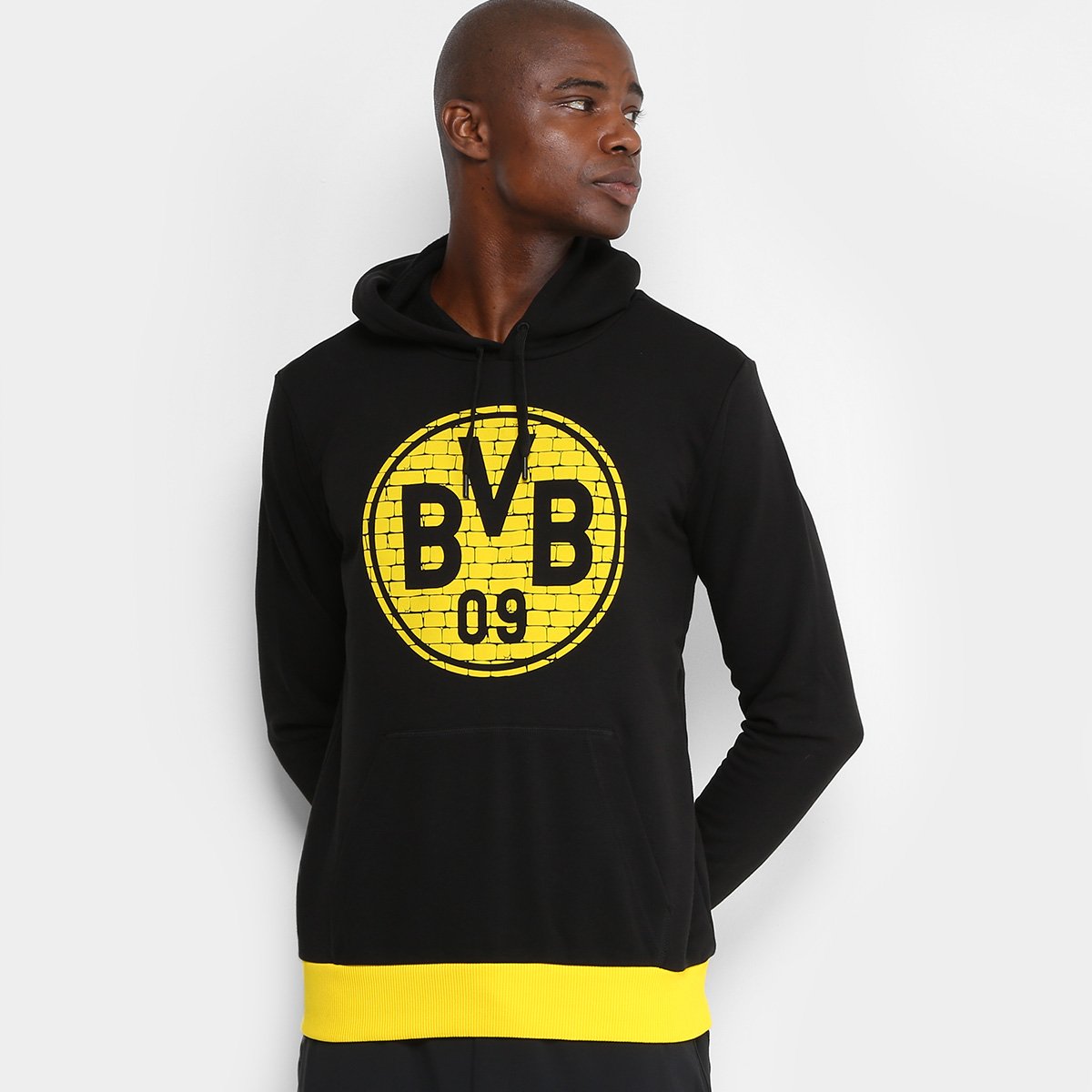 Moletom Borussia Dortmund Puma Fan Masculino