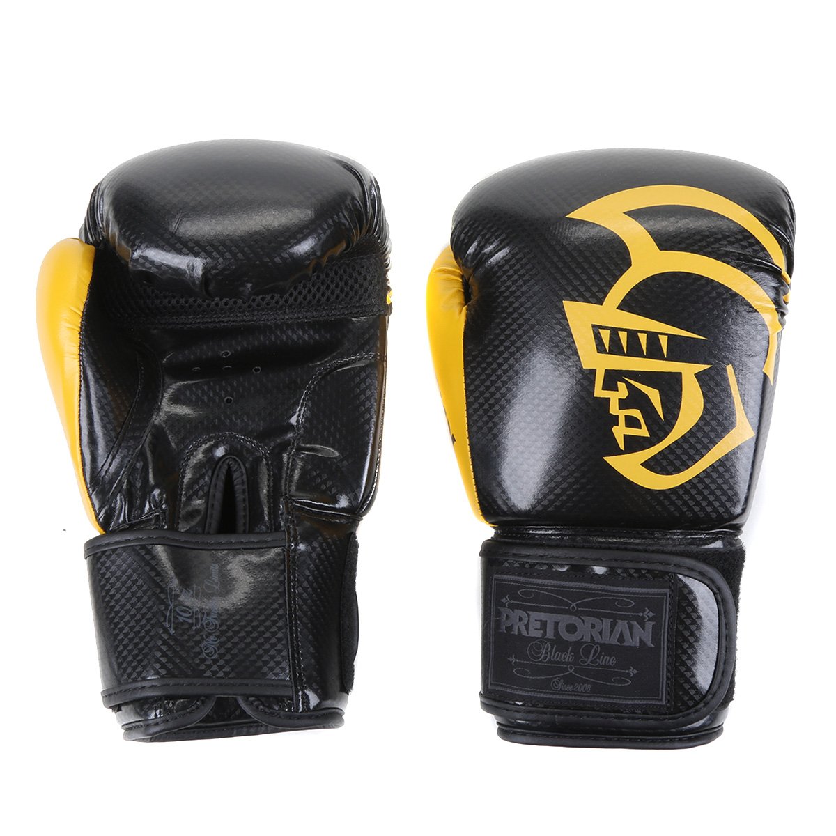 Luva de Boxe/Muay Thai Pretorian Black Line 10 Oz