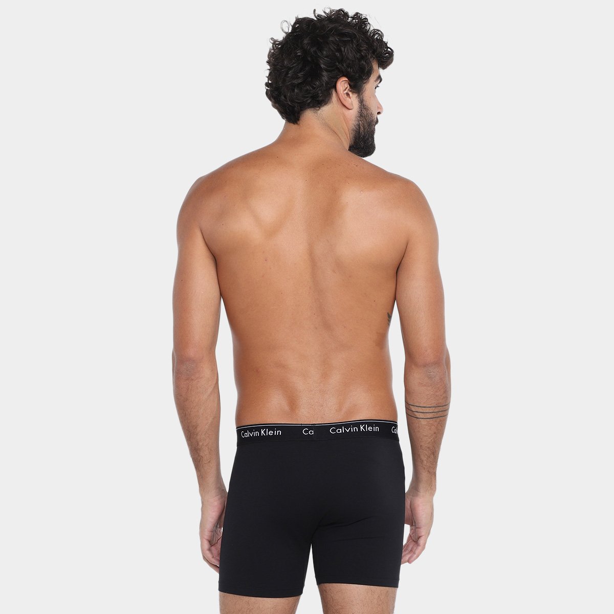 Cueca Boxer Calvin Klein Modern Cotton - Tam: P - 1