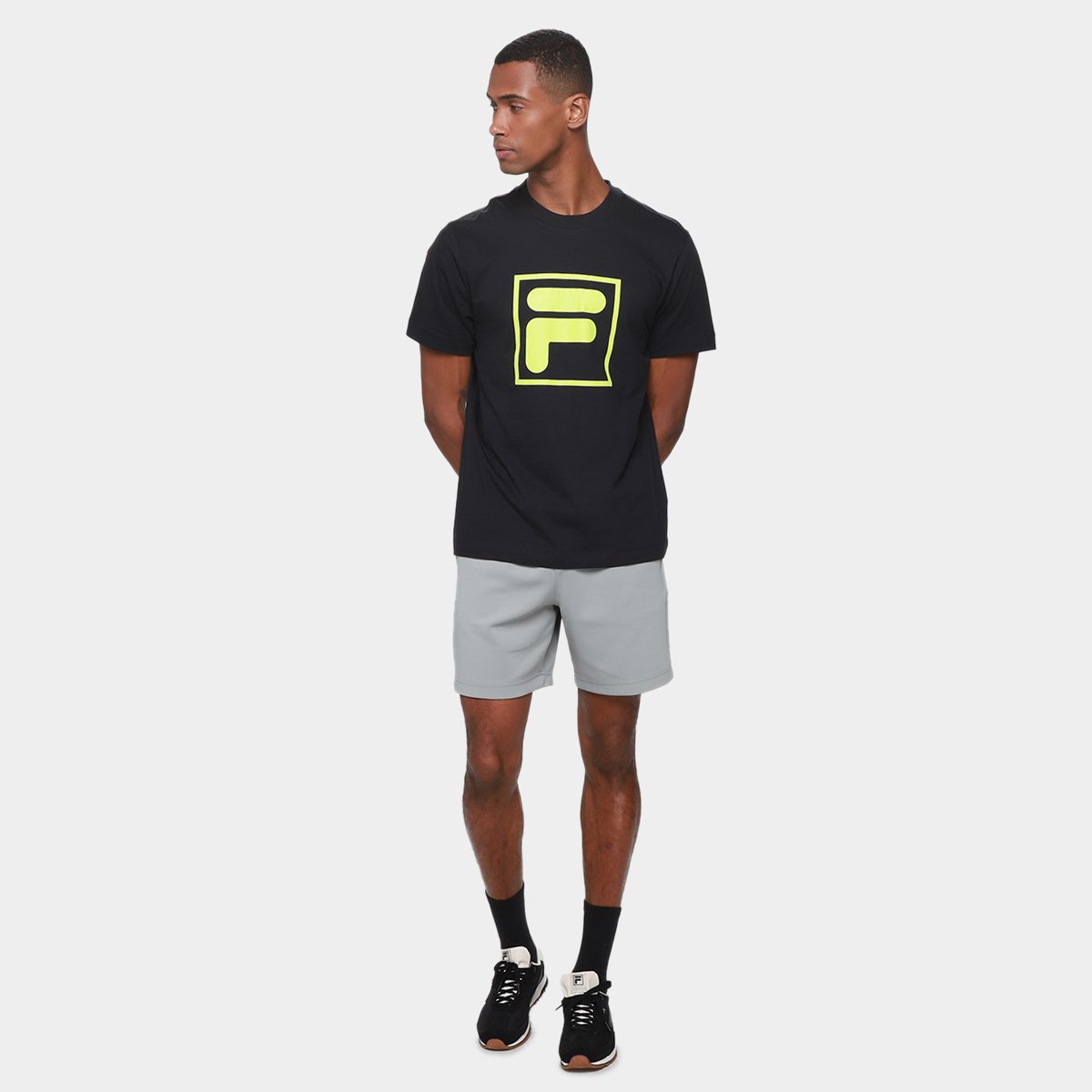 Camiseta Fila Confort F-Box Union Classics Masculina - Tam: M - 3
