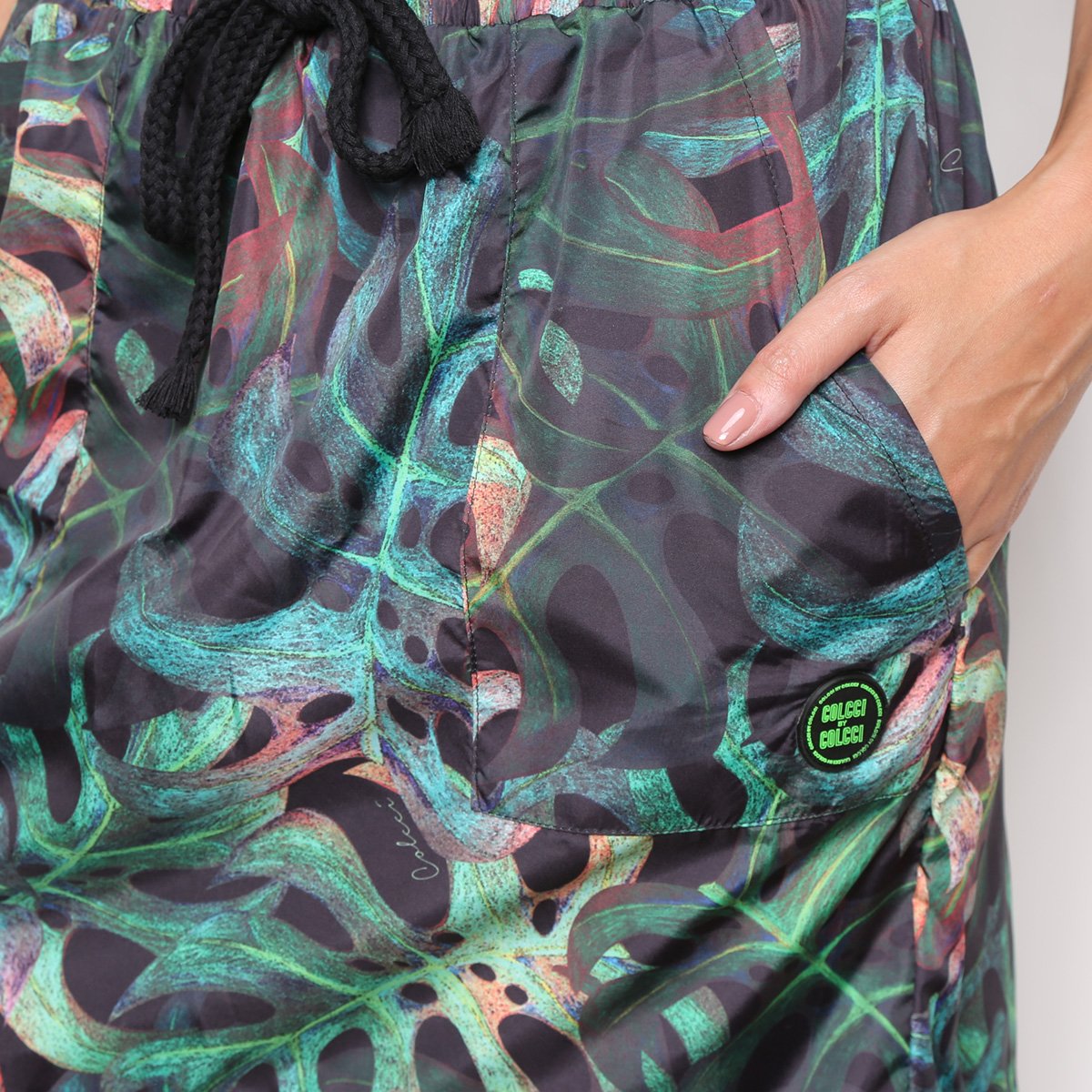 Saia Colcci Curta Nylon Nature - Tam: M - 2
