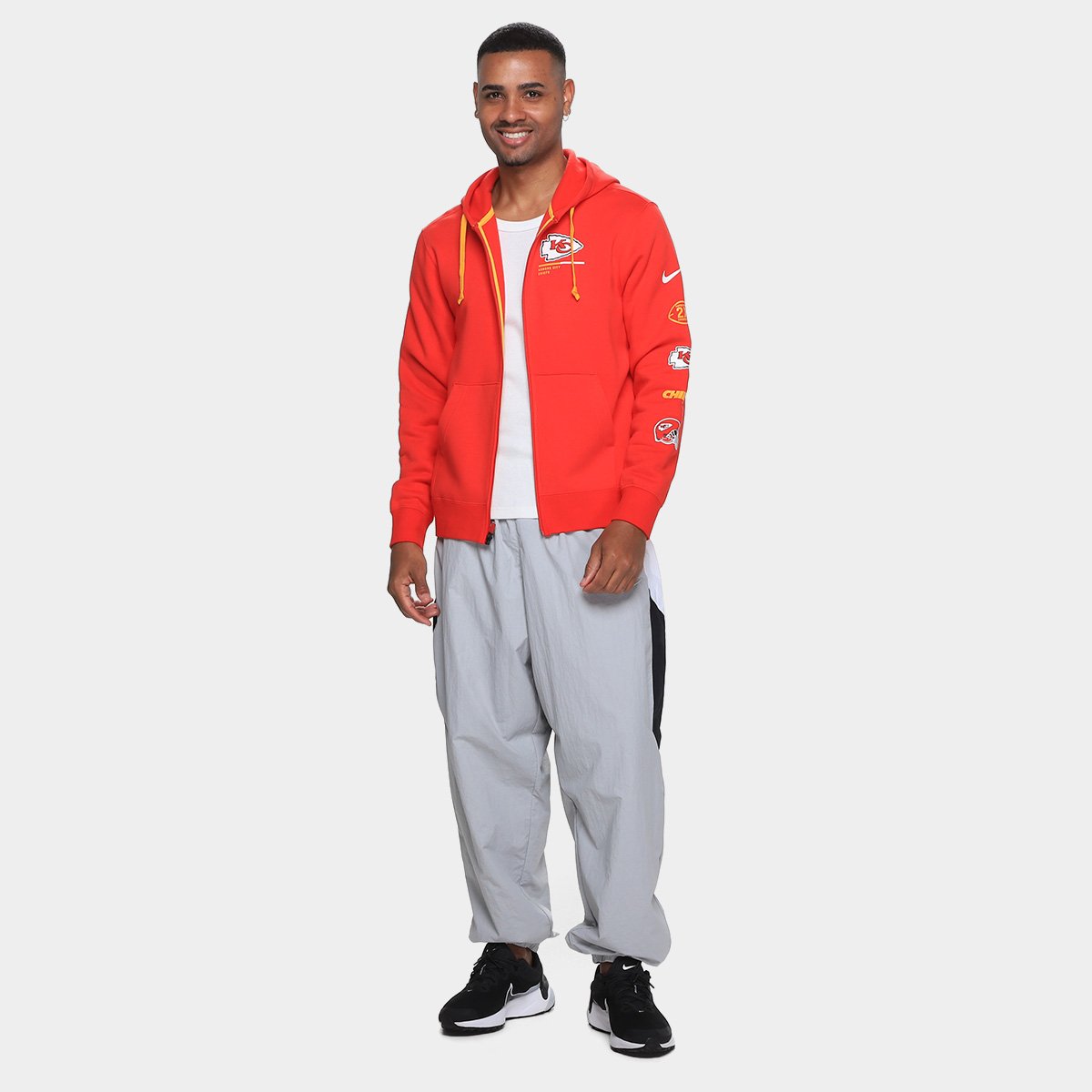 Moletom Nike NFL Kansas City Chiefs Legacy Fz C/ Capuz Masculino - Tam: GG - 3