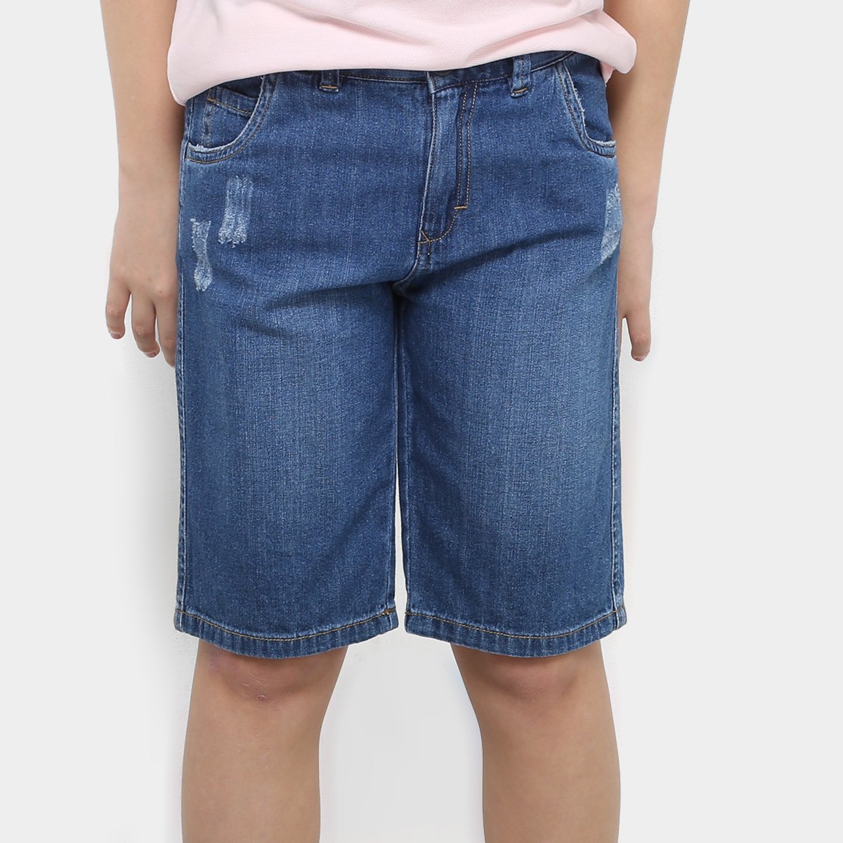 Bermuda Jeans Infantil Milon Estonada Masculina