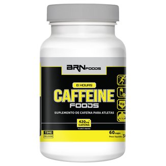 8 Hours Caffeine 60 Cáps - BR Nutrition Foods