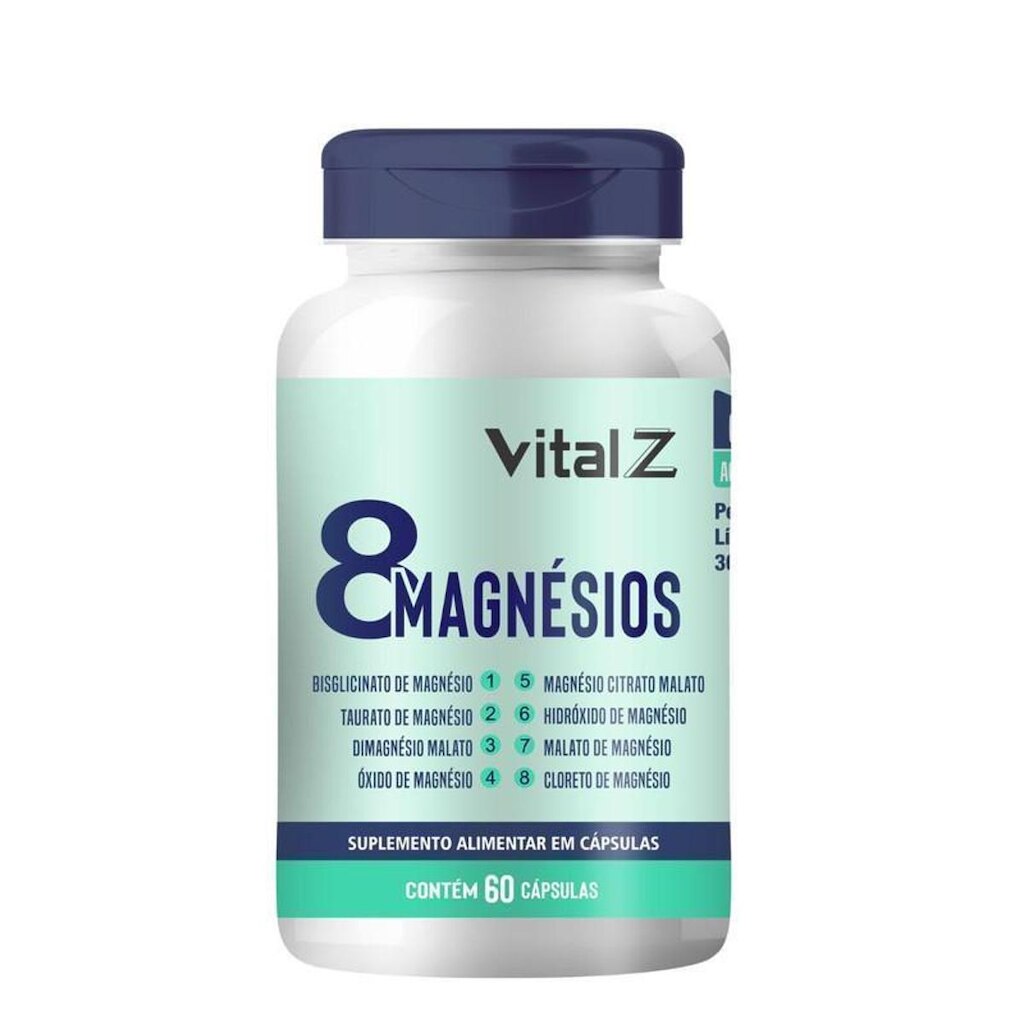 8 Magnésios - 60 Cápsulas