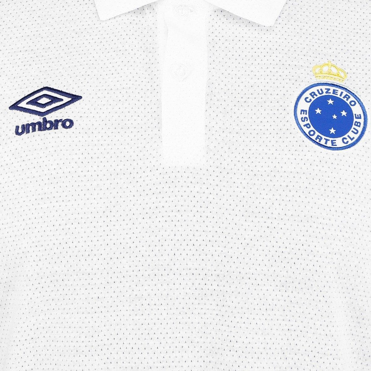 Camisa Polo Cruzeiro 2019 Viagem Umbro Masculina - Tam: EGG - 2