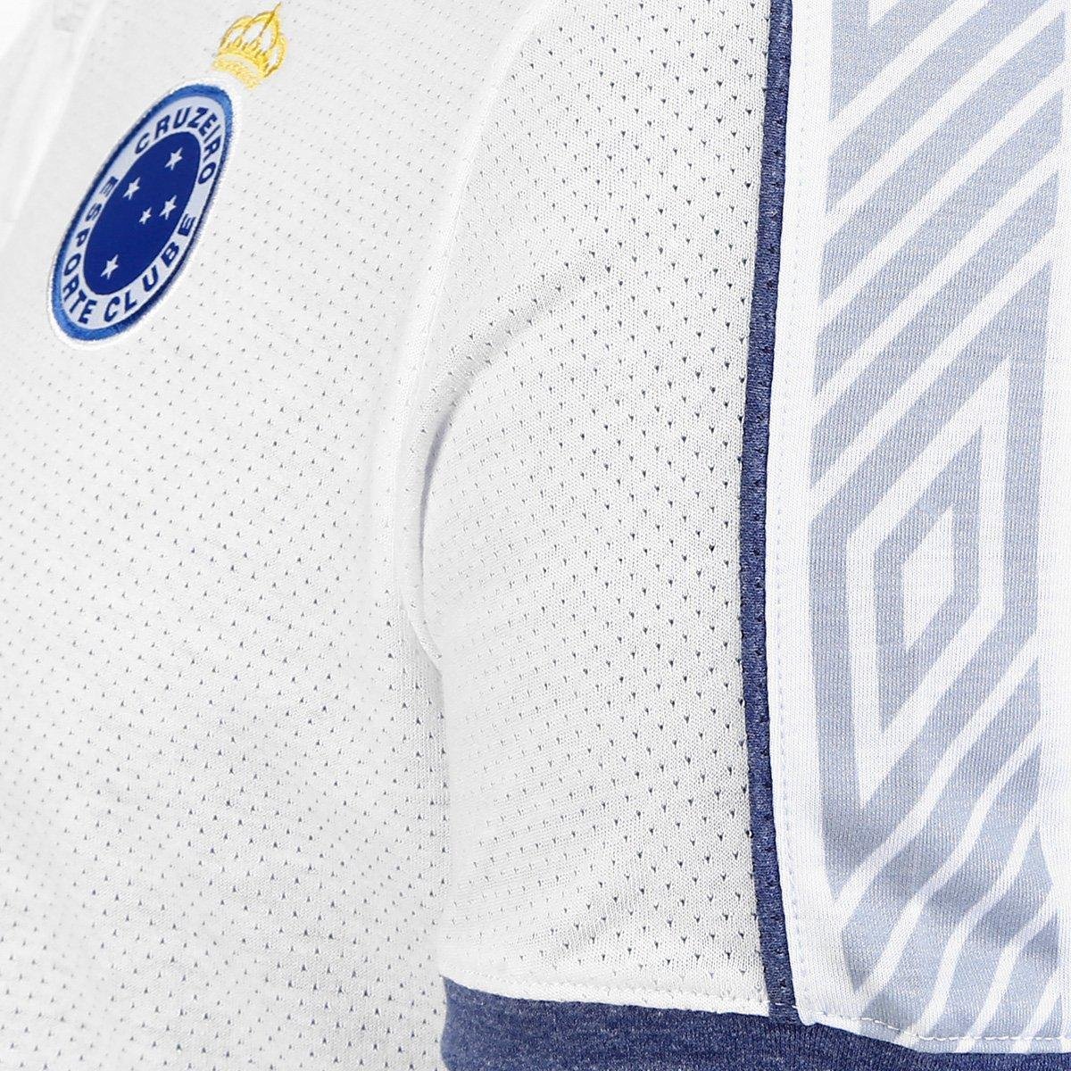 Camisa Polo Cruzeiro 2019 Viagem Umbro Masculina - Tam: EGG - 3