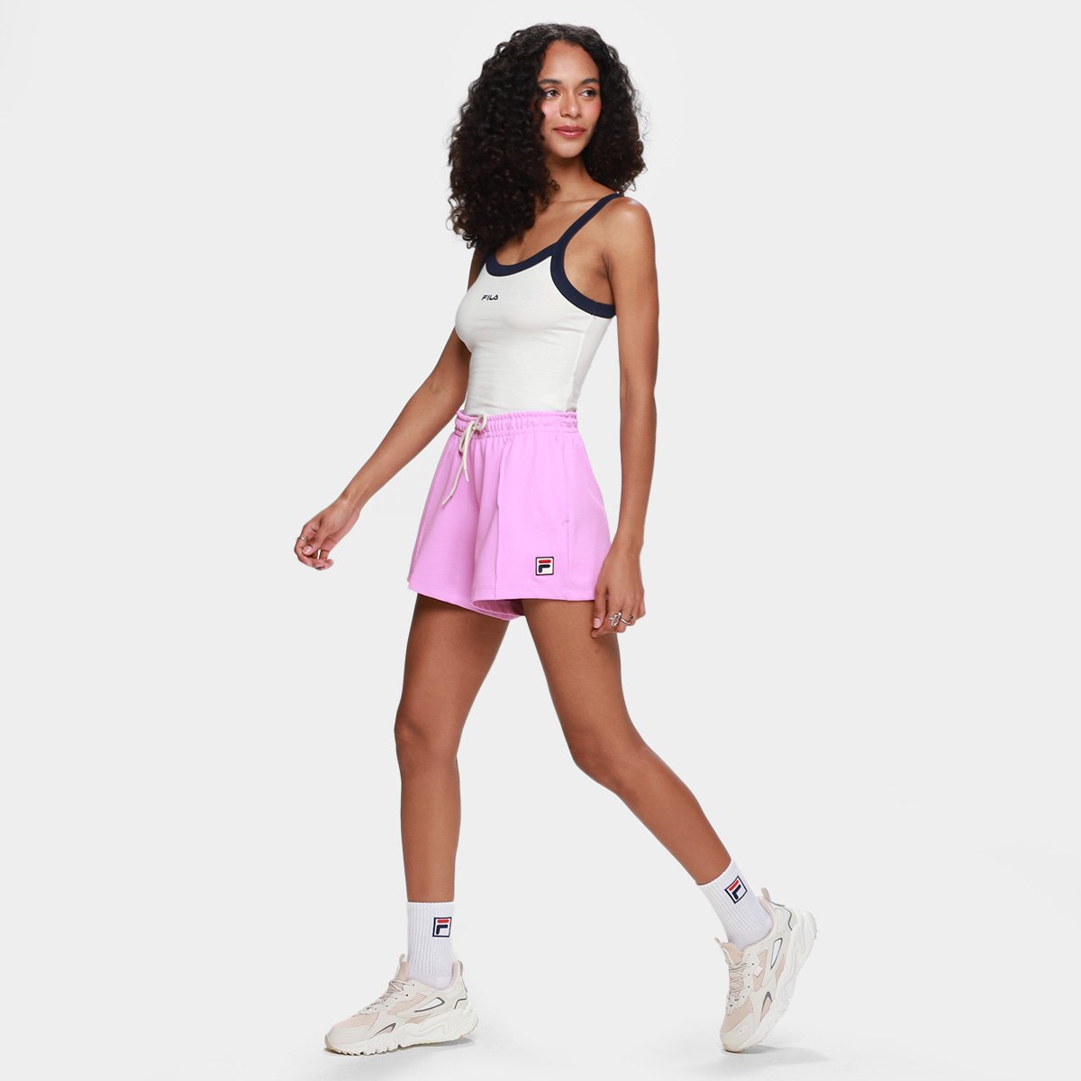 Regata Fila Ribbed Letter Feminina - Tam: P - 5