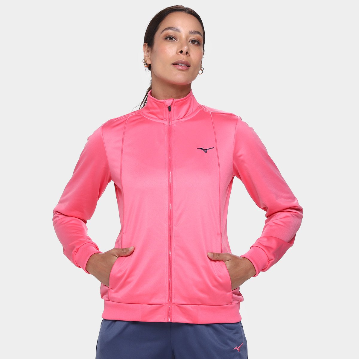 Agasalho Mizuno Basic Root Feminino - Tam: P - 2