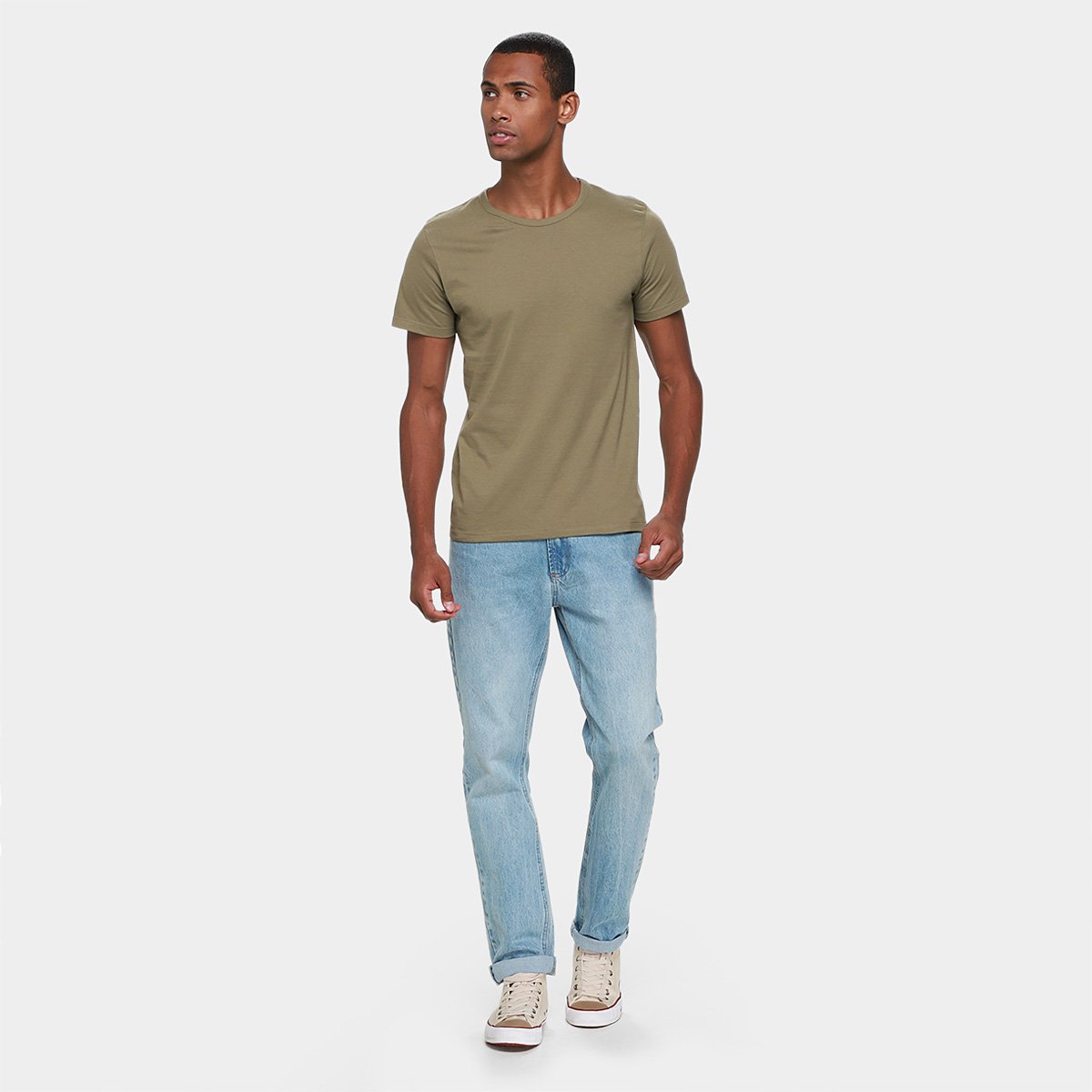 Camiseta Hering Slim Básica Masculina - Tam: EP - 3