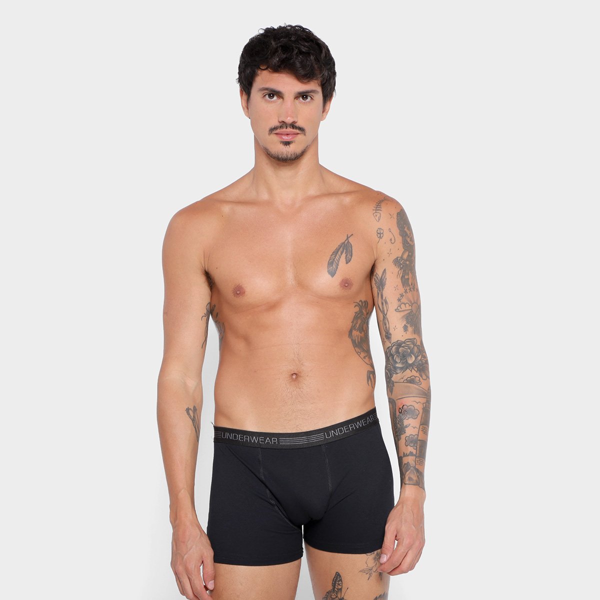 Kit Cueca Boxer Underwear 20 Peças - Tam: P - 5