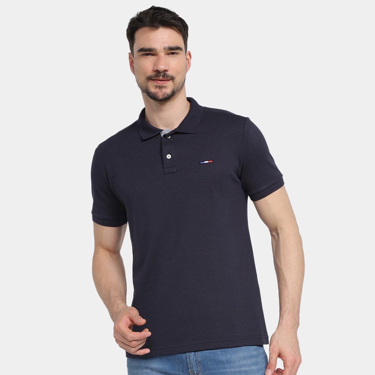 Kit Camisa Polo Industrie Básica Masculina 2 Peças - Tam: P - 1