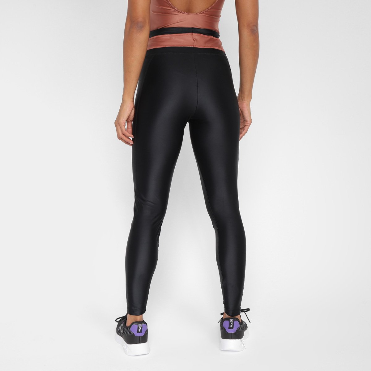 Calça Legging Fila Studio Gloss Mix Feminina