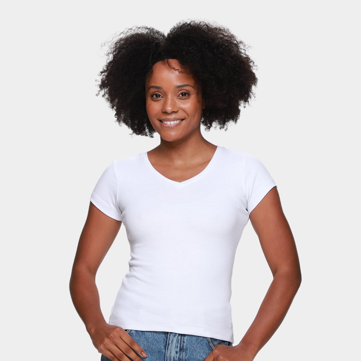 Kit Camiseta Nicoboco Earth Casual Feminina - 3 Peças - Tam: P - 1