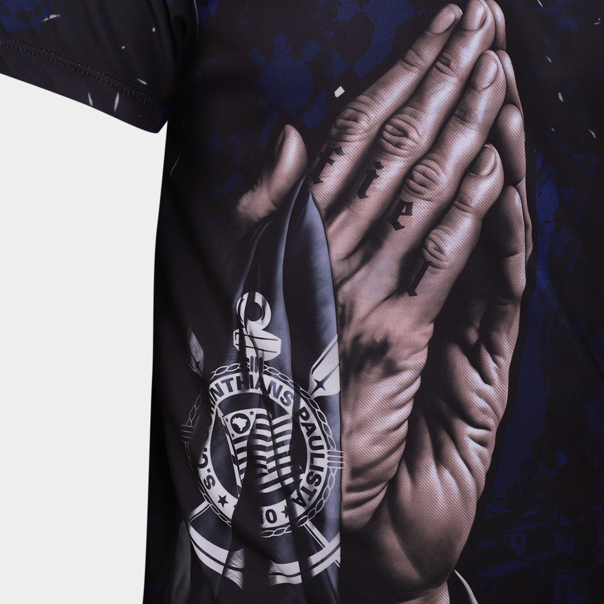 Camiseta Quebrada Corinthians Masculina - Tam: P - 3