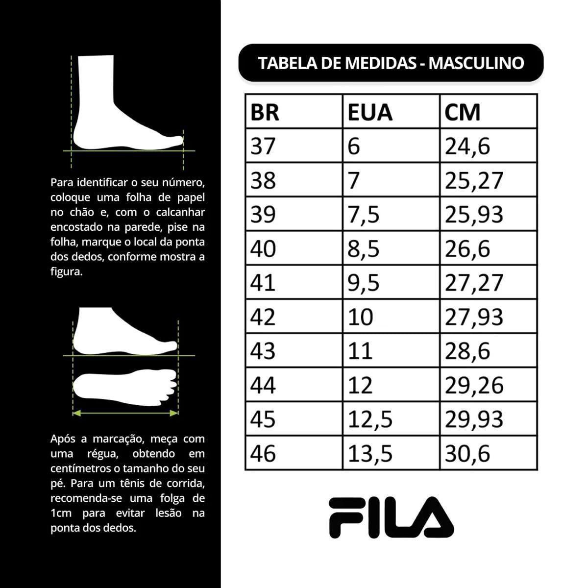 Tênis Fila Euro Jogger Sport II Masculino - Tam: 44 - 5