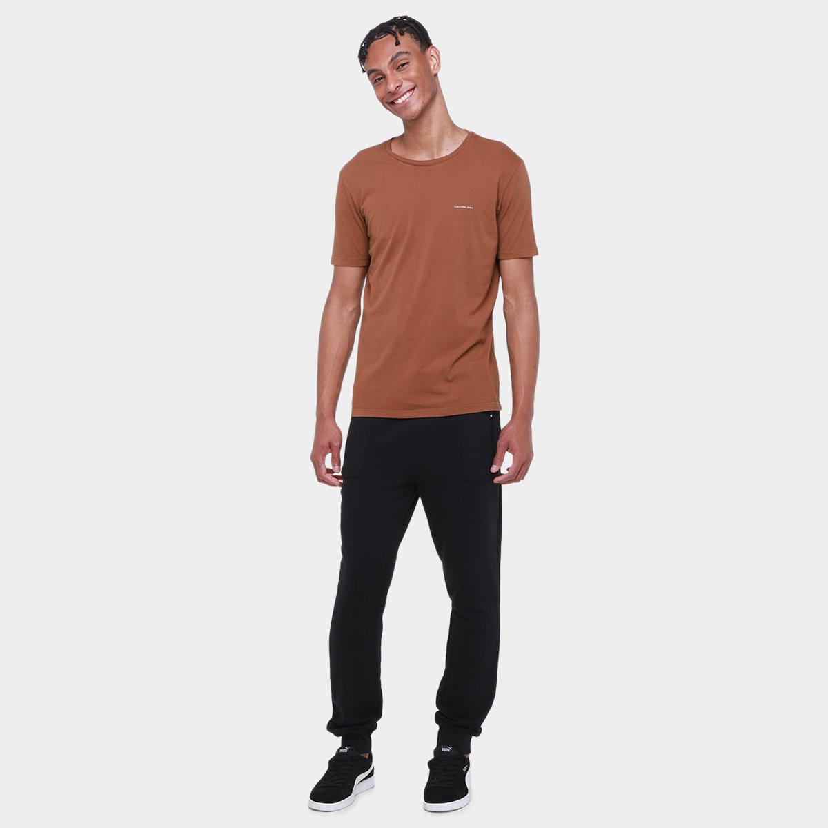 Camiseta Calvin Klein Masculina - Tam: M - 3