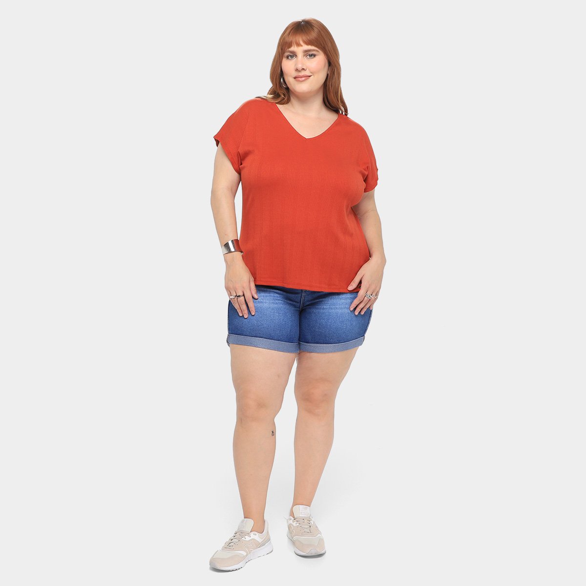 Camiseta Maelle Plus Size feminino 15400 - Tam: P - 3