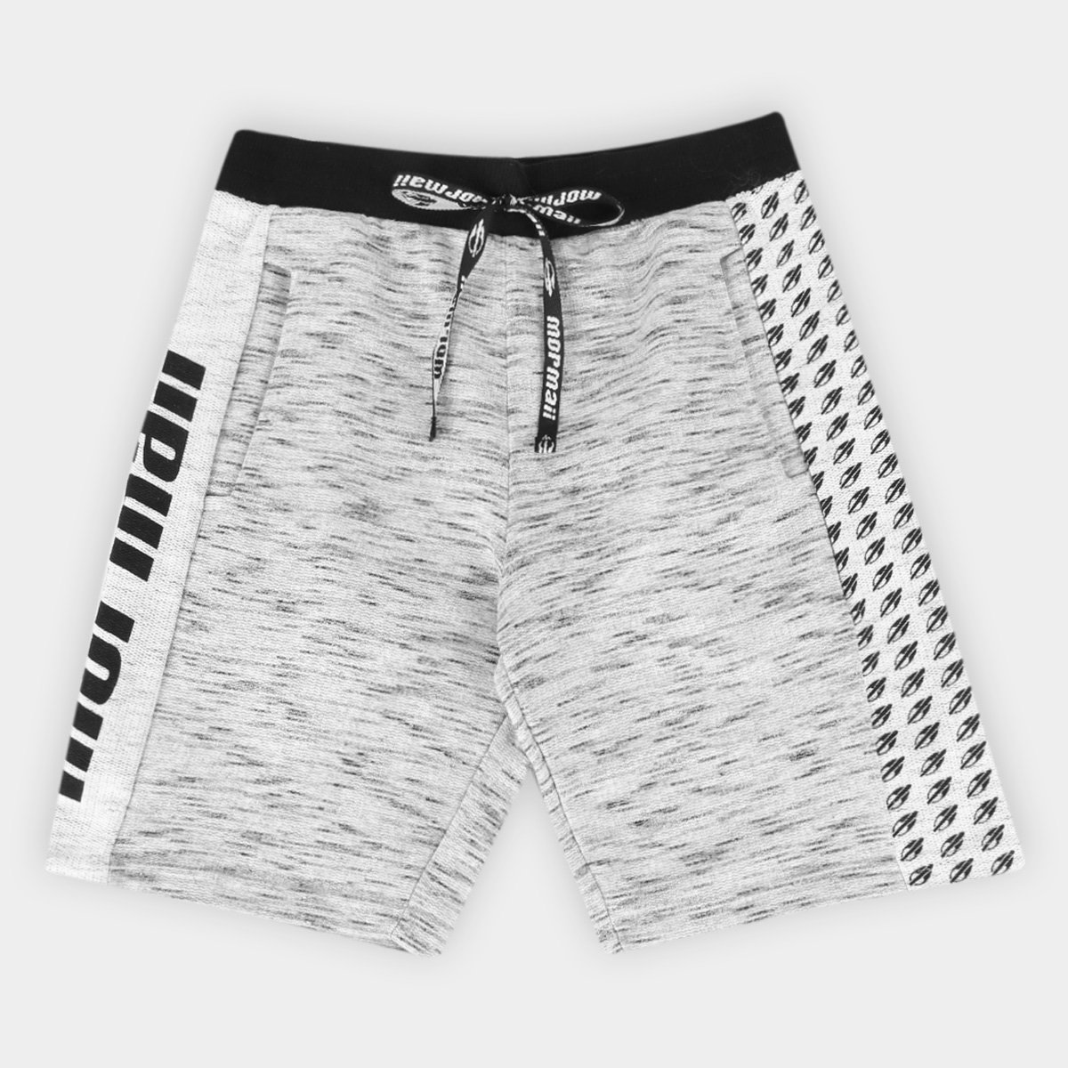 Bermuda Moletom Juvenil Mormaii Flame Recortes Masculina