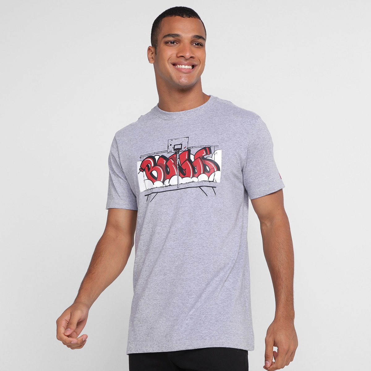 Camiseta New Era NBA Chicago Bulls Street Life Street Court Masculina