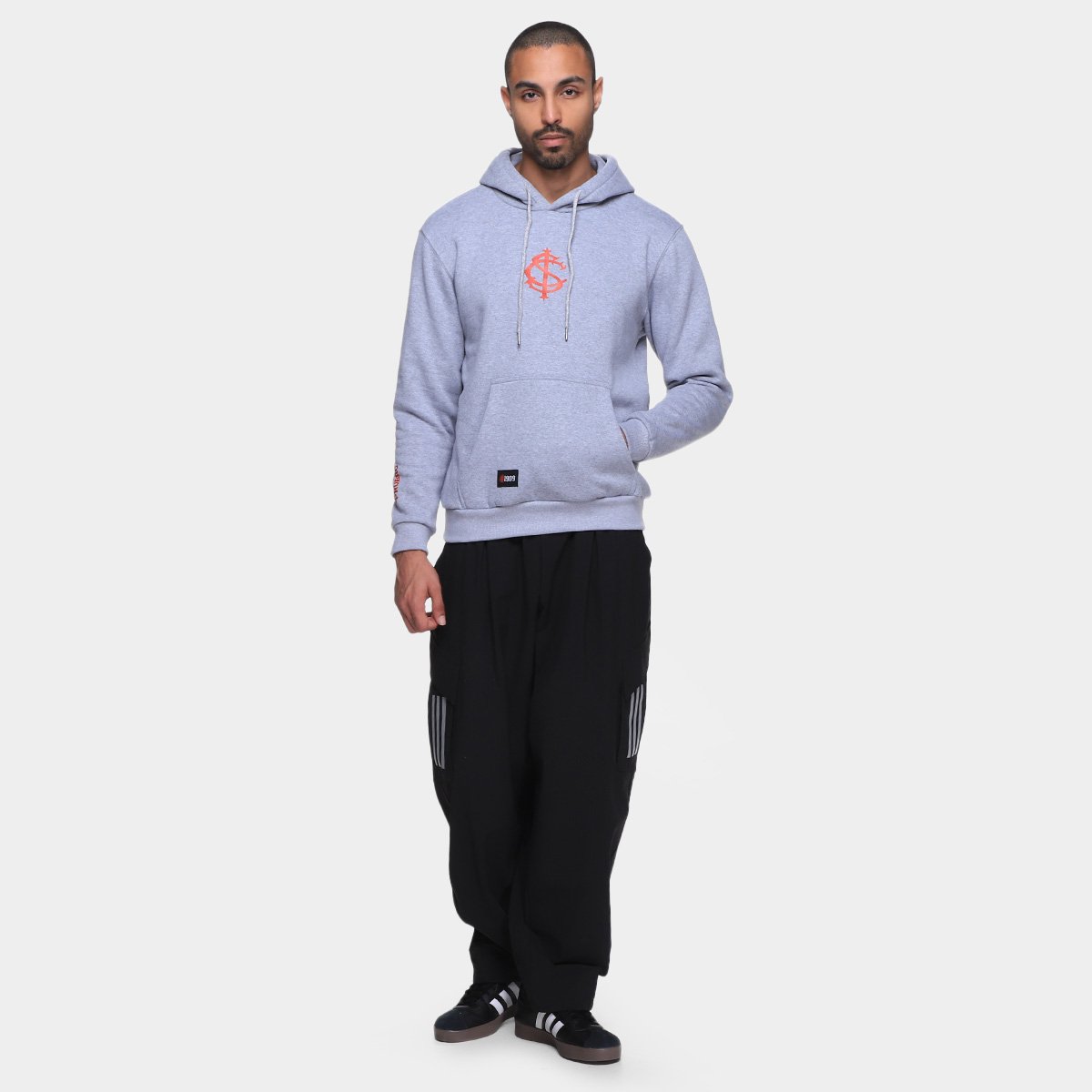 Moletom Internacional Básico Com Capuz Masculino - Tam: P - 5