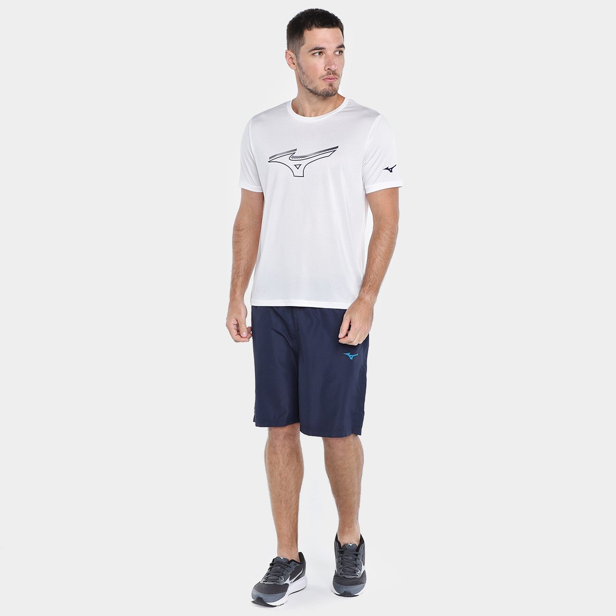 Bermuda Mizuno Big Logo Masculina - Tam: M - 4