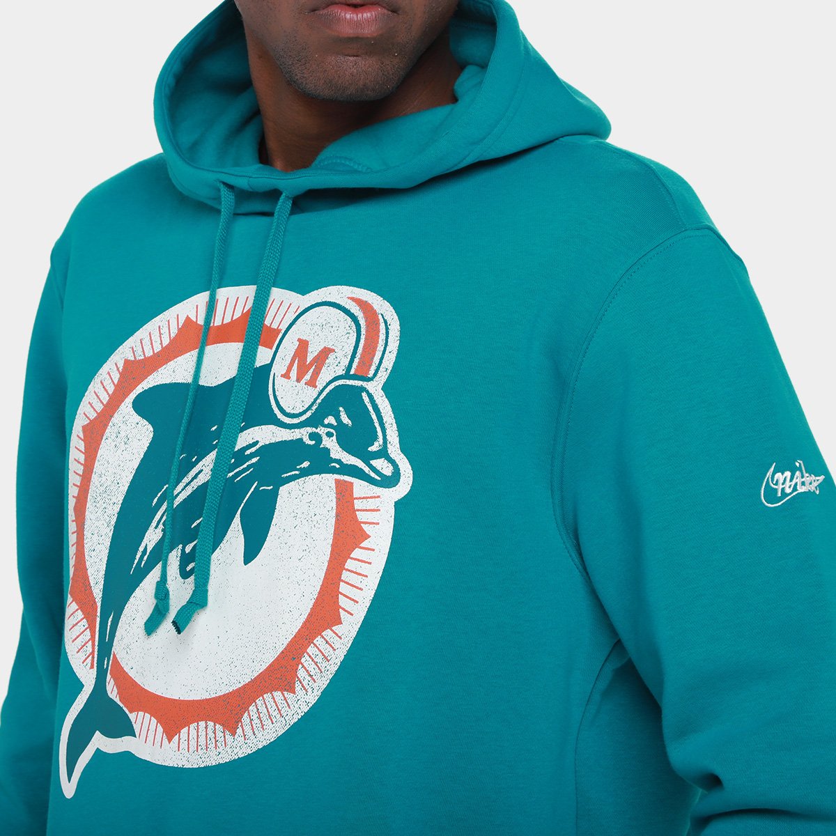 Moletom NFL Miami Dolphins Nike C/ Capuz Masculino - Tam: P - 2