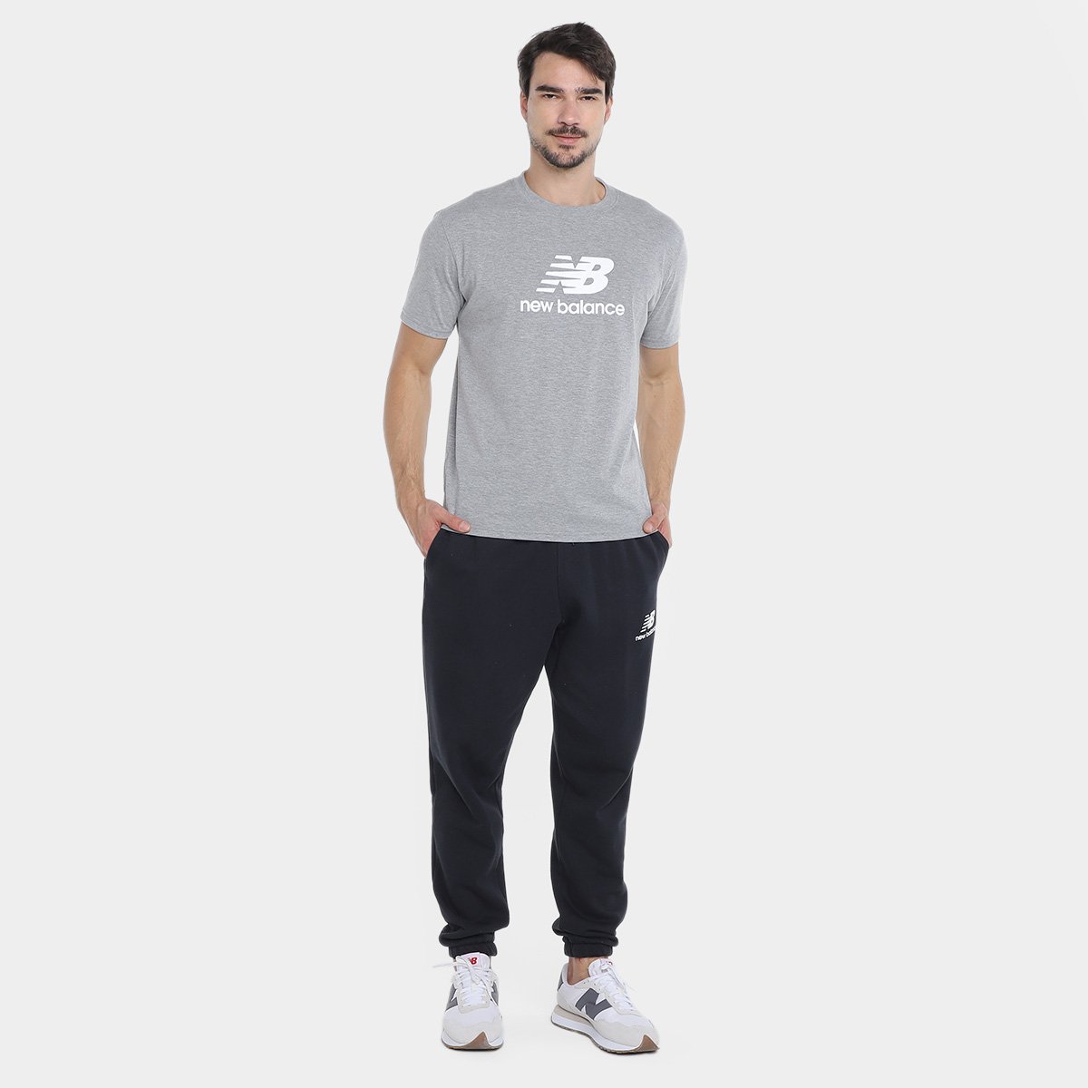 Camiseta New Balance Essentials Masculina - Tam: P - 3