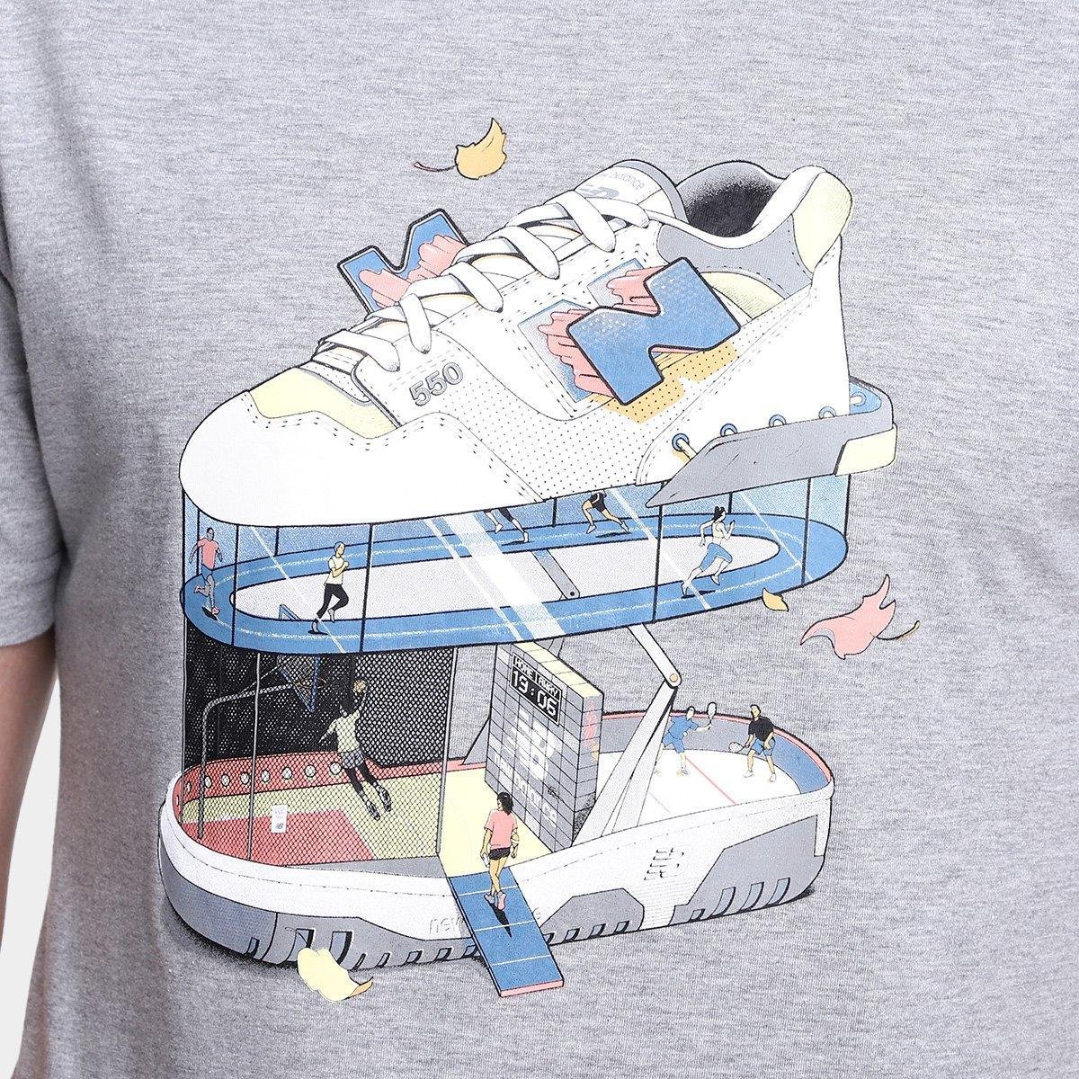 Camiseta New Balance Fitness Center Masculina - Tam: M - 2