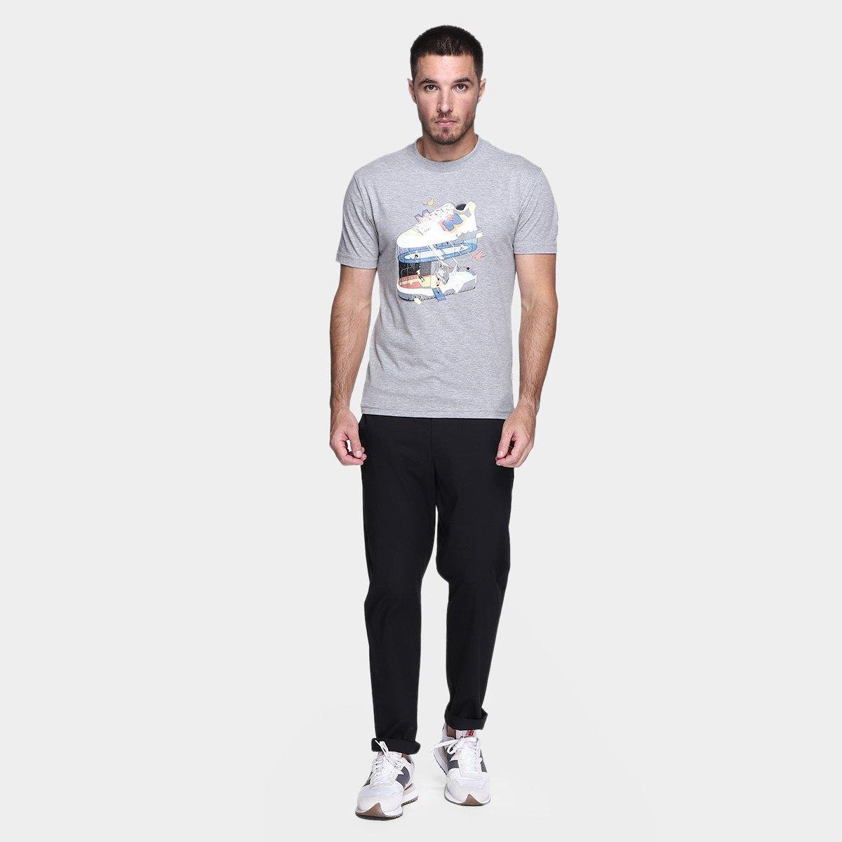 Camiseta New Balance Fitness Center Masculina - Tam: M - 3