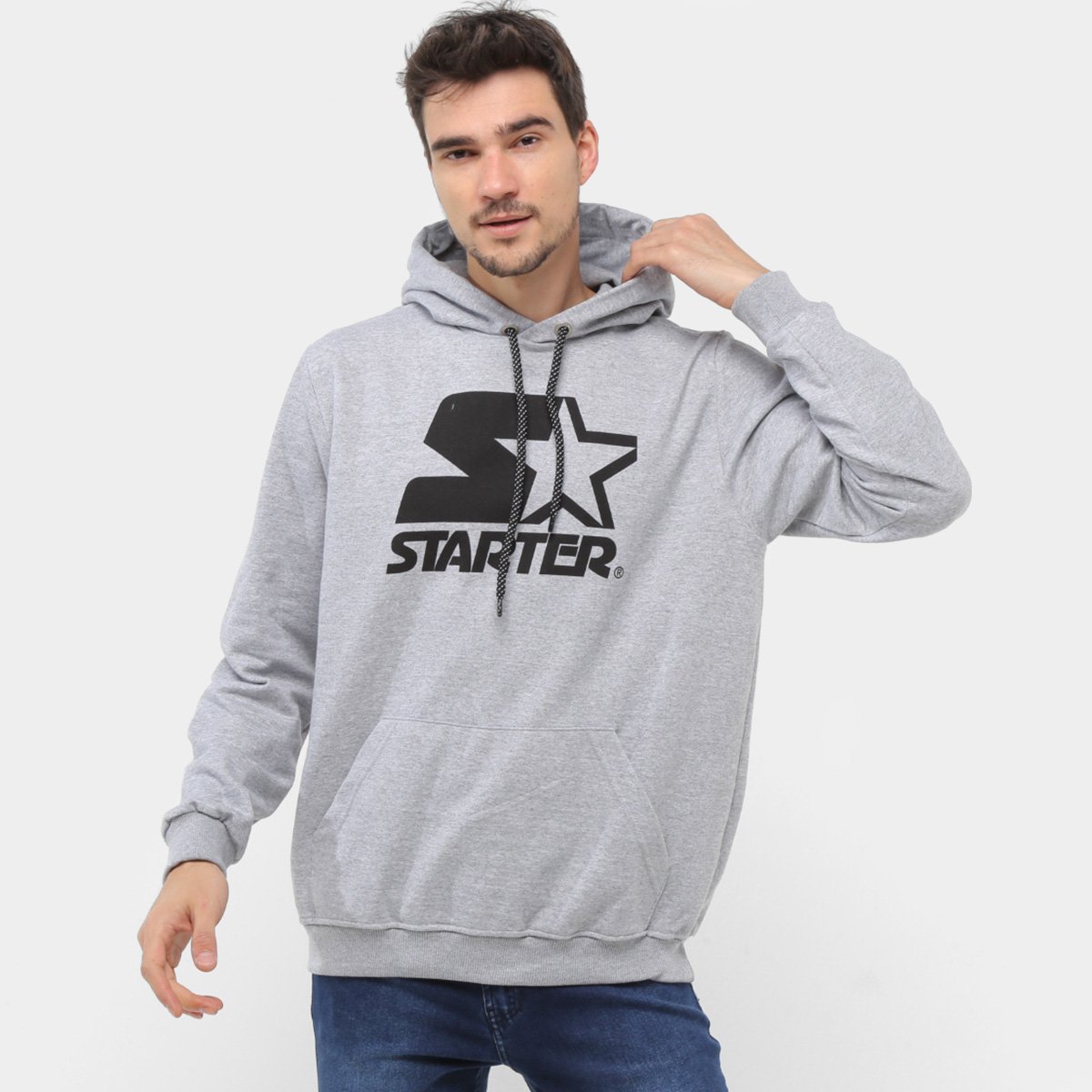 Moletom Starter Big Logo Canguru Masculino