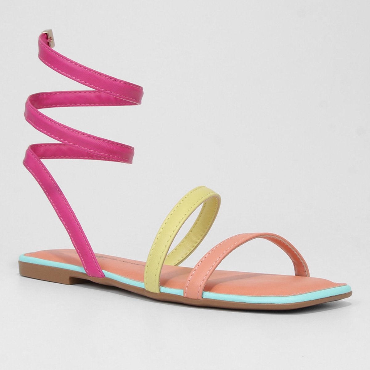 Rasteira Dakota Recorte Lateral Amarração - Tam: 38 - 2