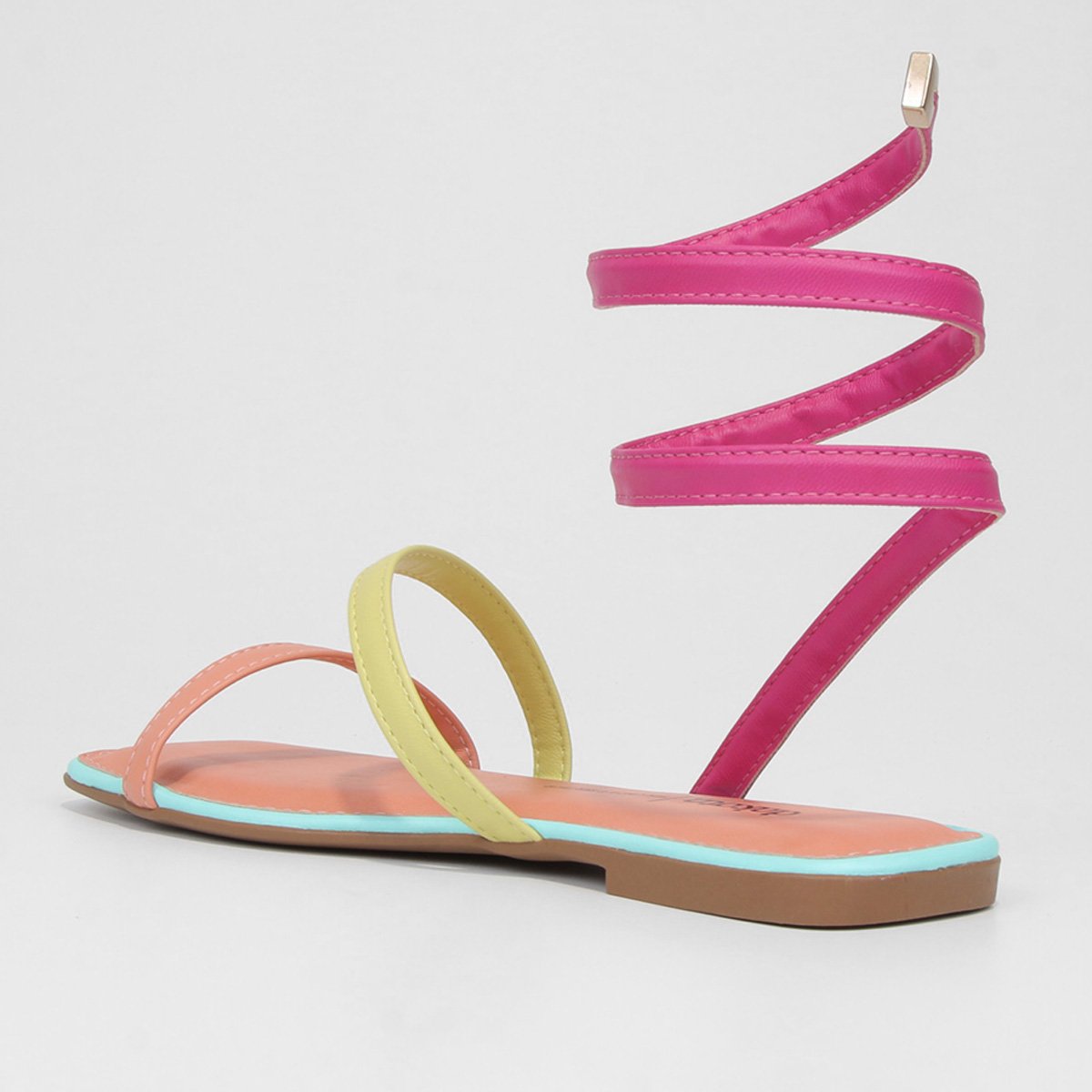 Rasteira Dakota Recorte Lateral Amarração - Tam: 38 - 4