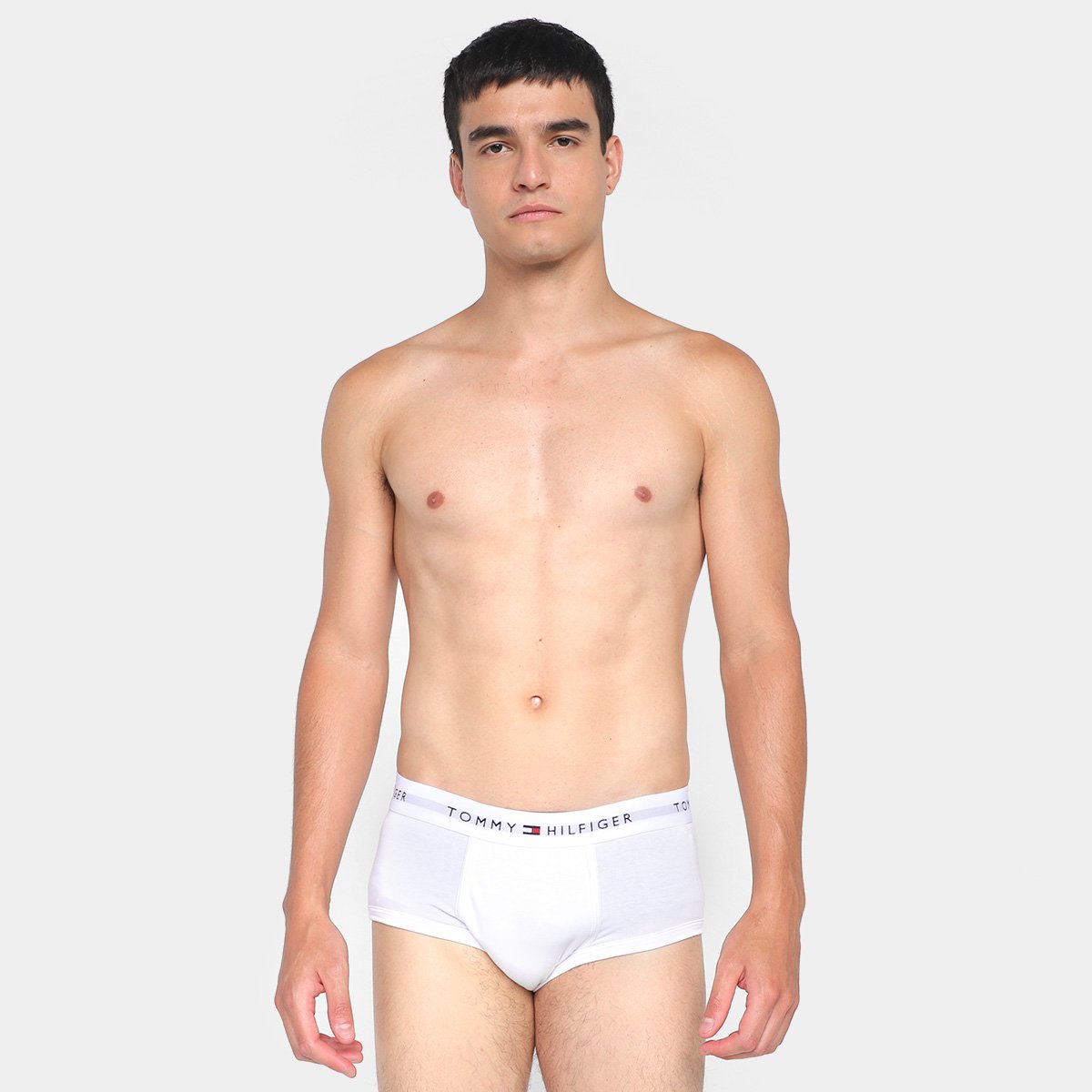 Kit Cueca Slip Tommy Hilfilger Algodão Elástico 3 Peças - Tam: P - 4