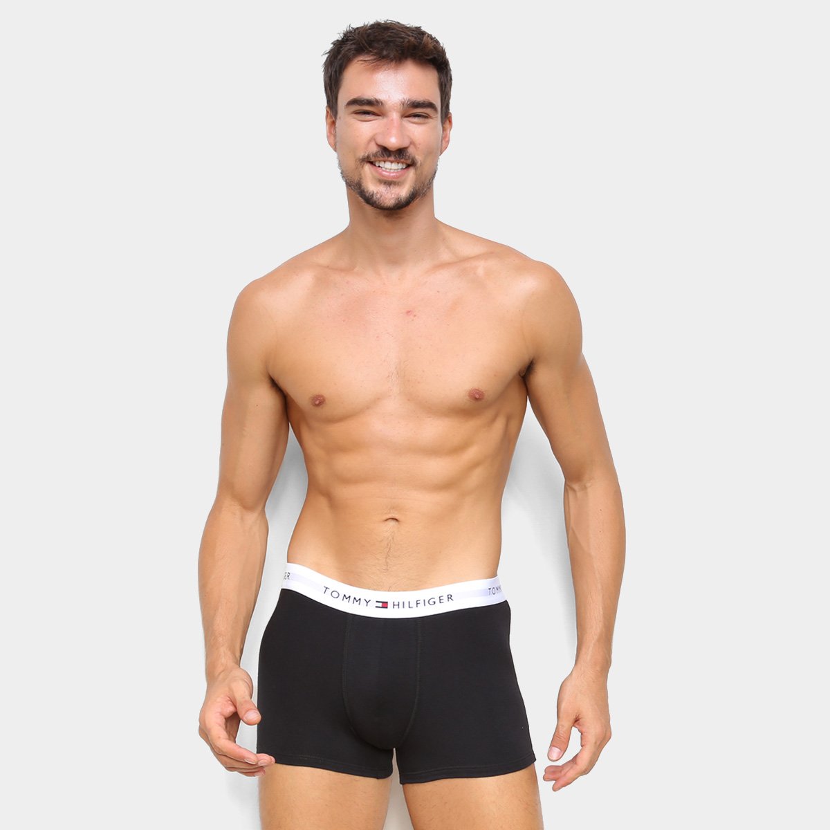 Kit Cueca Boxer Tommy Hilfiger Lisa Masculina 3 Peças - Tam: P - 4