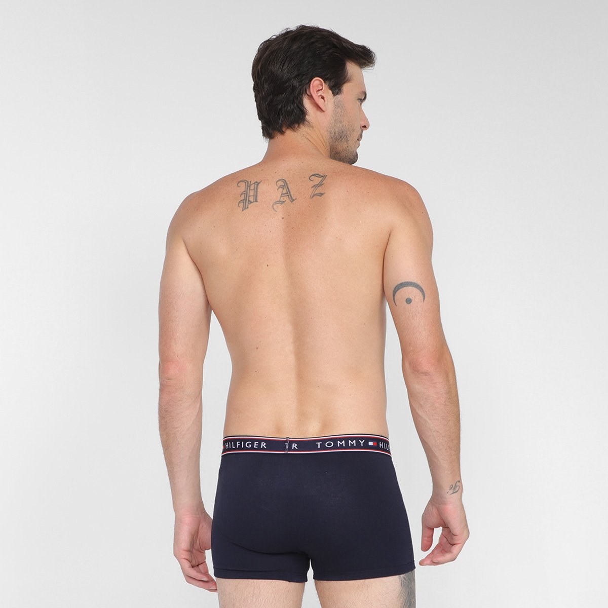 Kit Cueca Boxer Tommy Hilfiger Stretch Trunk Fancy 3 Peças - Tam: P - 2