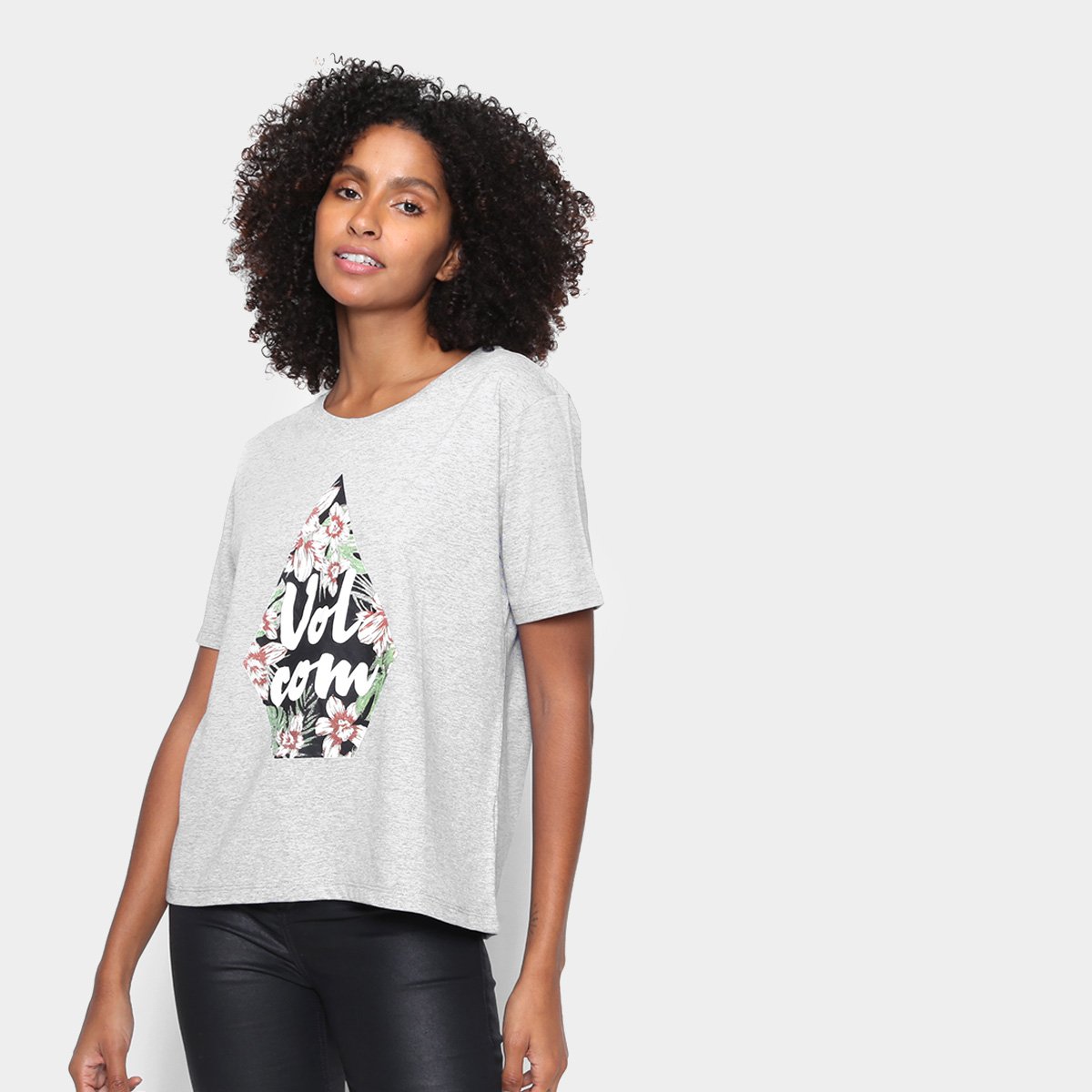 Camiseta Volcom Stone Floral Feminina